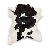 Hair on Hide Calf Leather Hides - Two Toned or Solid Colors - Black - Brown - White - Tan