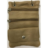 Genuine Cowhide Leather Passport Holder Travel Wallet Safety Purse - Deer Shack