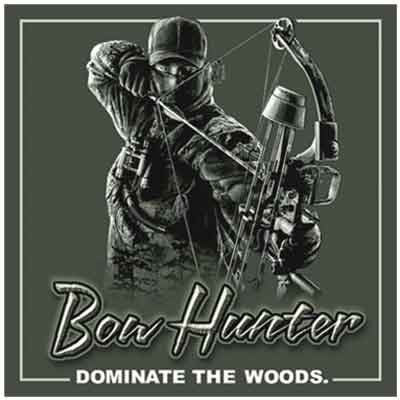 Bow Hunter Dominate the Woods Decal - Deer Shack