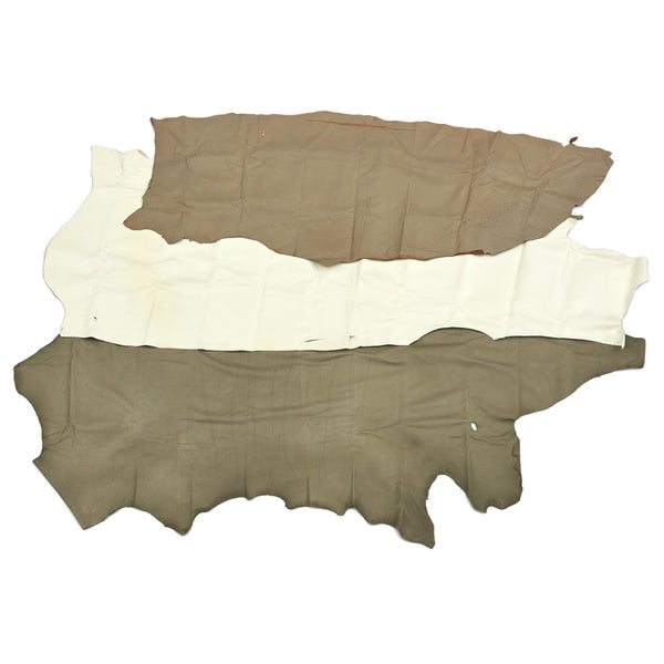 Garment Leather Hides - Light Weight Soft Grain Bag Sides - Upholstery Leather - Deer Shack