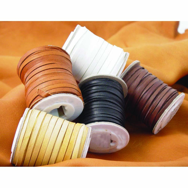 Deerskin Buckskin Leather Lace Strips 70 to 72 L x 1/4 W 9 Color Choices