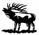 Sportsman's White Decal - Elk - Deer Shack