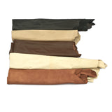 Large Assorted Upholstery Leather Hides - 42-46 Square Feet - B+ Grade - 2-4 oz Cowhide - Deer Shack