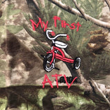 "My First ATV" Little Hunter Camo Long Sleeve Tshirt - 18 Months - 2T - Deer Shack